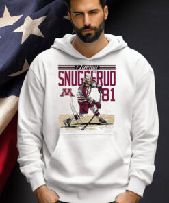 Jimmy Snuggerud Minnesota NCAA Men’s Ice Hockey Caricature T-shirt