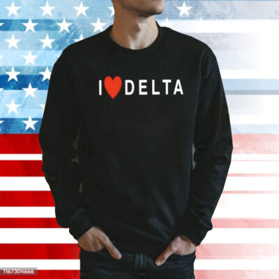 Official J Joe Gatto I love Delta Sweatshirt