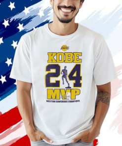 Kobe Bryant Los Angeles Lakers MVP 2008 Western Champions T-shirt
