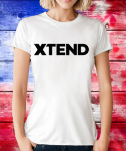 Miranda Cohen wearing xtend logo T-Shirt
