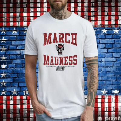 Nc State Wolf Men’s Basketball March Madness T-Shirt