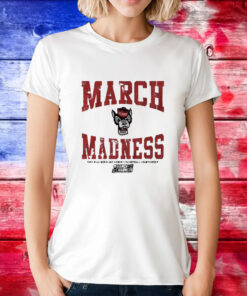 Nc State Wolf Men’s Basketball March Madness T-Shirt