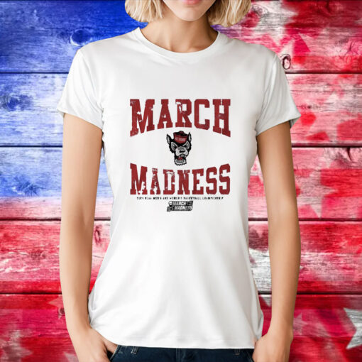 Nc State Wolf Men’s Basketball March Madness T-Shirt