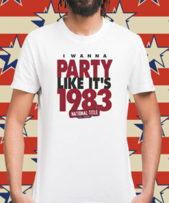 Nc State Wolfpack i wanna party like it’s 1983 Shirt