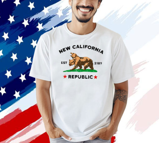 New California Republic est 2189 T-shirt