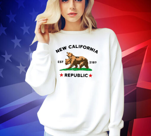 New California Republic est 2189 T-shirt