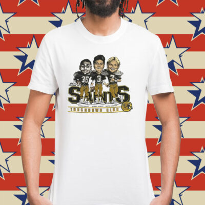 New Orleans Saints Rueben Mayes Bobby Hebert Morten Andersen caricature vintage Shirt