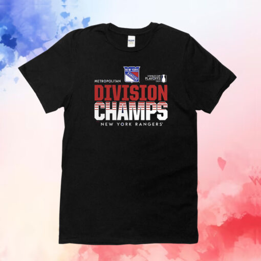 New York Rangers 2024 Metropolitan Division Champions T-Shirt