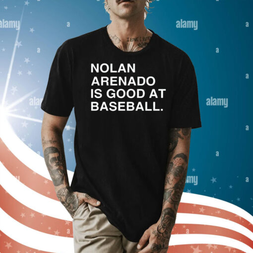 Nolan Arenado is good at football Shirt