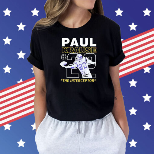 Paul Krause The Interceptor 22 Shirt