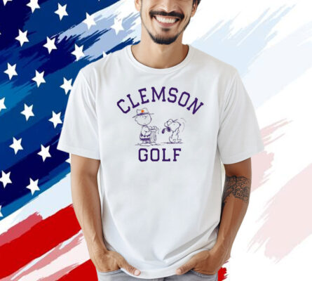 Peanuts Clemson Tigers Golf 2024 T-shirt