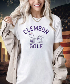 Peanuts Clemson Tigers Golf 2024 T-shirt