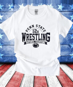 Penn State Nittany LionsNCAA Wrestling Champion 12X T-Shirt