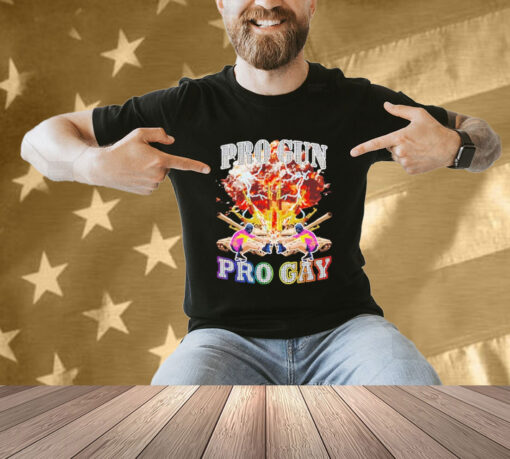 Pro gun pro gay T-shirt