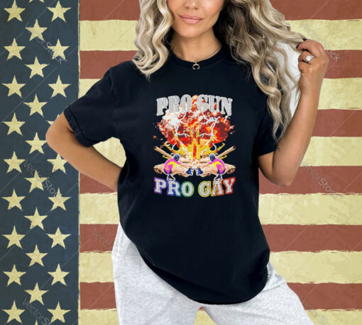 Pro gun pro gay T-shirt