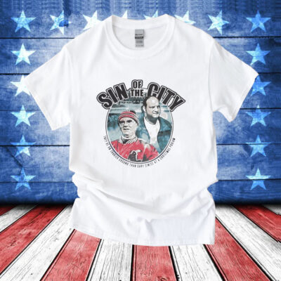 Sin of the city they’re on shakier ground than gary sinise at a Christmas podium T-Shirt