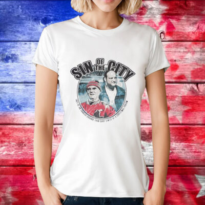 Sin of the city they’re on shakier ground than gary sinise at a Christmas podium T-Shirt