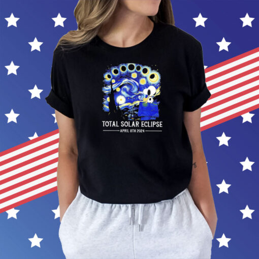 Snoopy and Woodstock total solar eclipse 2024 Shirt