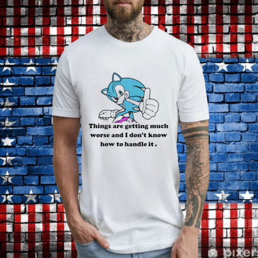 Sonic things are getting much worse and i dont know how to handle it T-Shirt