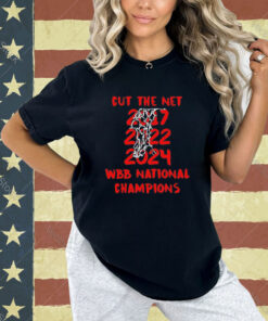 South Carolina Gamecocks Cut The Net 2024 Womens National Champions T-shirt