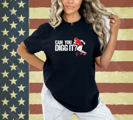 Stefon Diggs can you digg it Houston football T-shirt