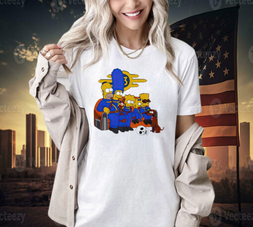 The Simpsons and Fallout Nuclear Family T-shirt