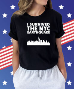 Thevulgarchef I Survived The Nyc Earthquake 2024 Shirt