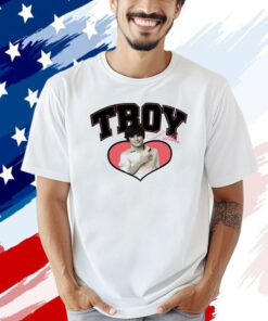 Troy Bolton High School Musical Hsm heart T-shirt