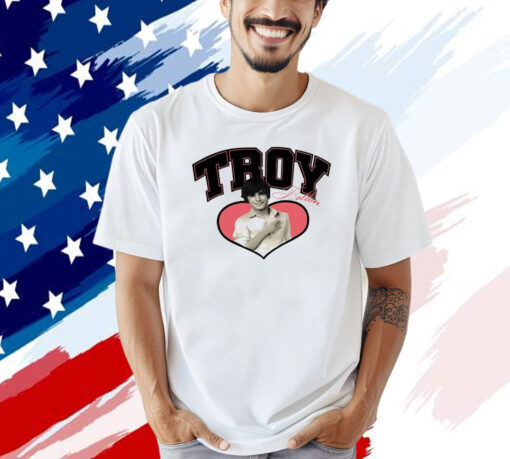 Troy Bolton High School Musical Hsm heart T-shirt