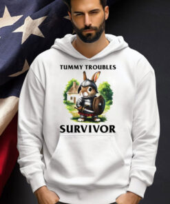 Tummy troubles survivor bunny rabbit T-shirt