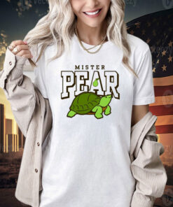 Turtle mister pear varsity T-shirt