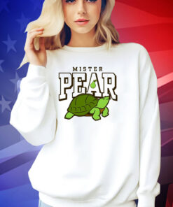 Turtle mister pear varsity T-shirt