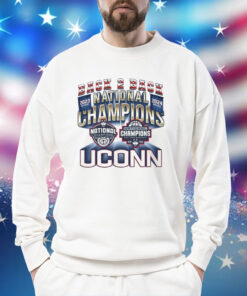 UConn Huskies Back 2 Back National Champions Shirt