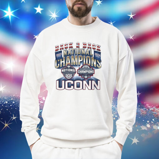 UConn Huskies Back 2 Back National Champions Shirt