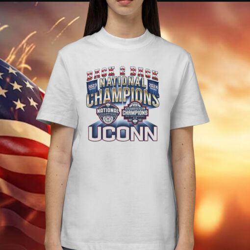 UConn Huskies Back 2 Back National Champions Shirt