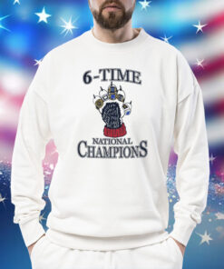 Uconn Huskies 6-Time National Champions Shirt