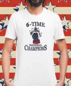 Uconn Huskies 6-Time National Champions Shirt