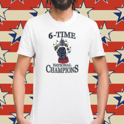 Uconn Huskies 6-Time National Champions Shirt