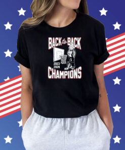 Uconn Huskies back to back 2023-2024 Champions Shirt