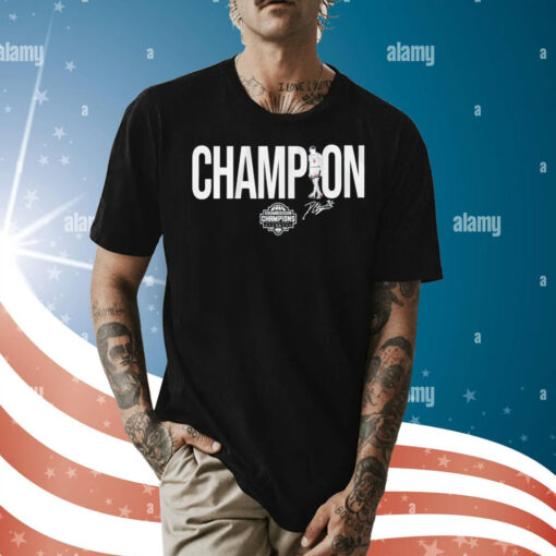 Uconn Men’s Basketball Donovan Clingan Champion Shirt