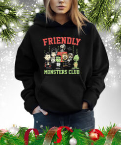 Universal Monsters Peanuts friendly monsters club Shirt