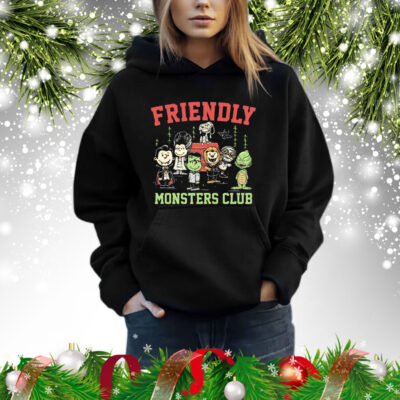 Universal Monsters Peanuts friendly monsters club Shirt