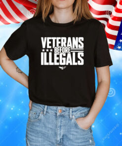 Veterans before illegals T-Shirt