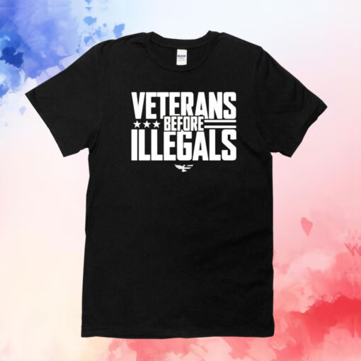 Veterans before illegals T-Shirt