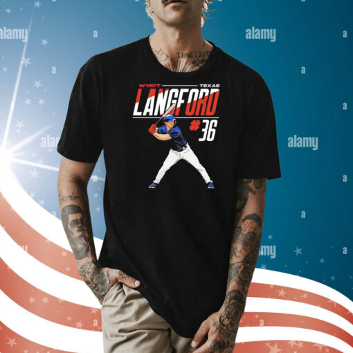 Wyatt Langford #36 MLBPA Player Shirt