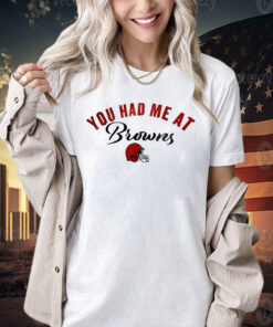 You had me at Cleveland Browns T-shirt