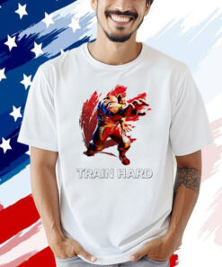 Zangief Street Fighter train hard T-shirt