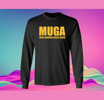 MUGA Make Ukraine Great Again Long Sleeve Shirt