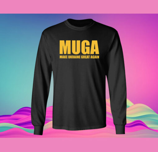 MUGA Make Ukraine Great Again Long Sleeve Shirt