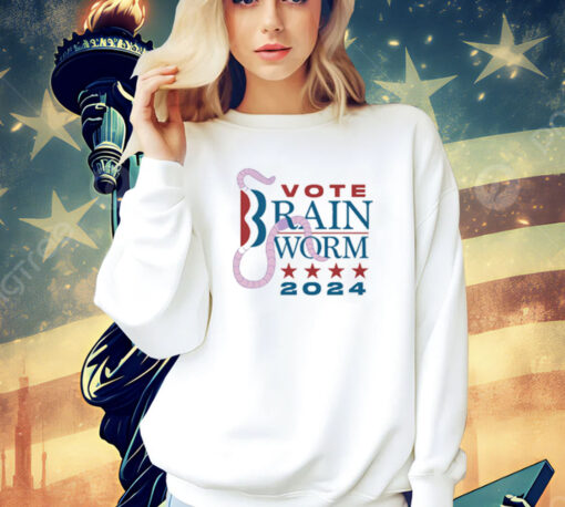 Vote Brain Worm 2024 t-shirt